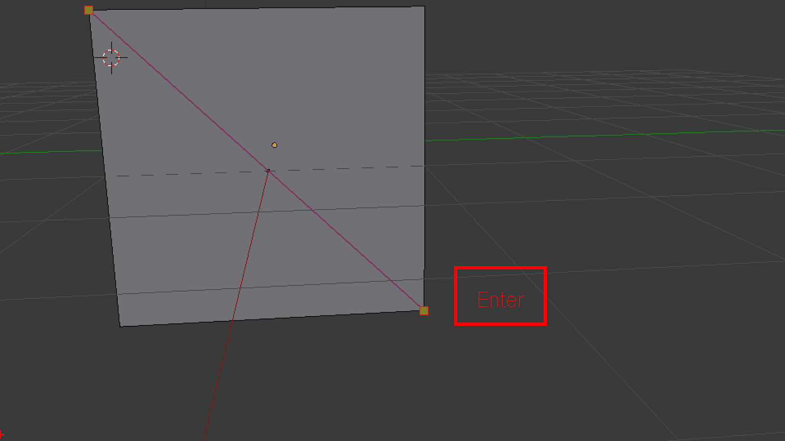 Blender : วิธีใช้ Knife เครื่องมือพื้นฐานในการแบ่ง Polygon
