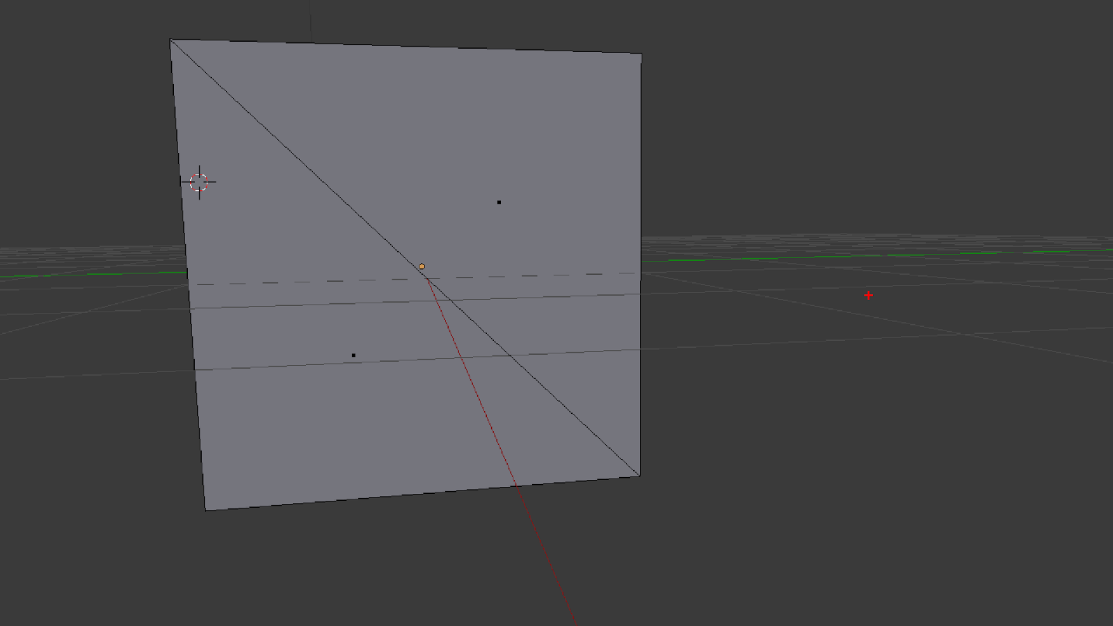 Blender : วิธีใช้ Knife เครื่องมือพื้นฐานในการแบ่ง Polygon
