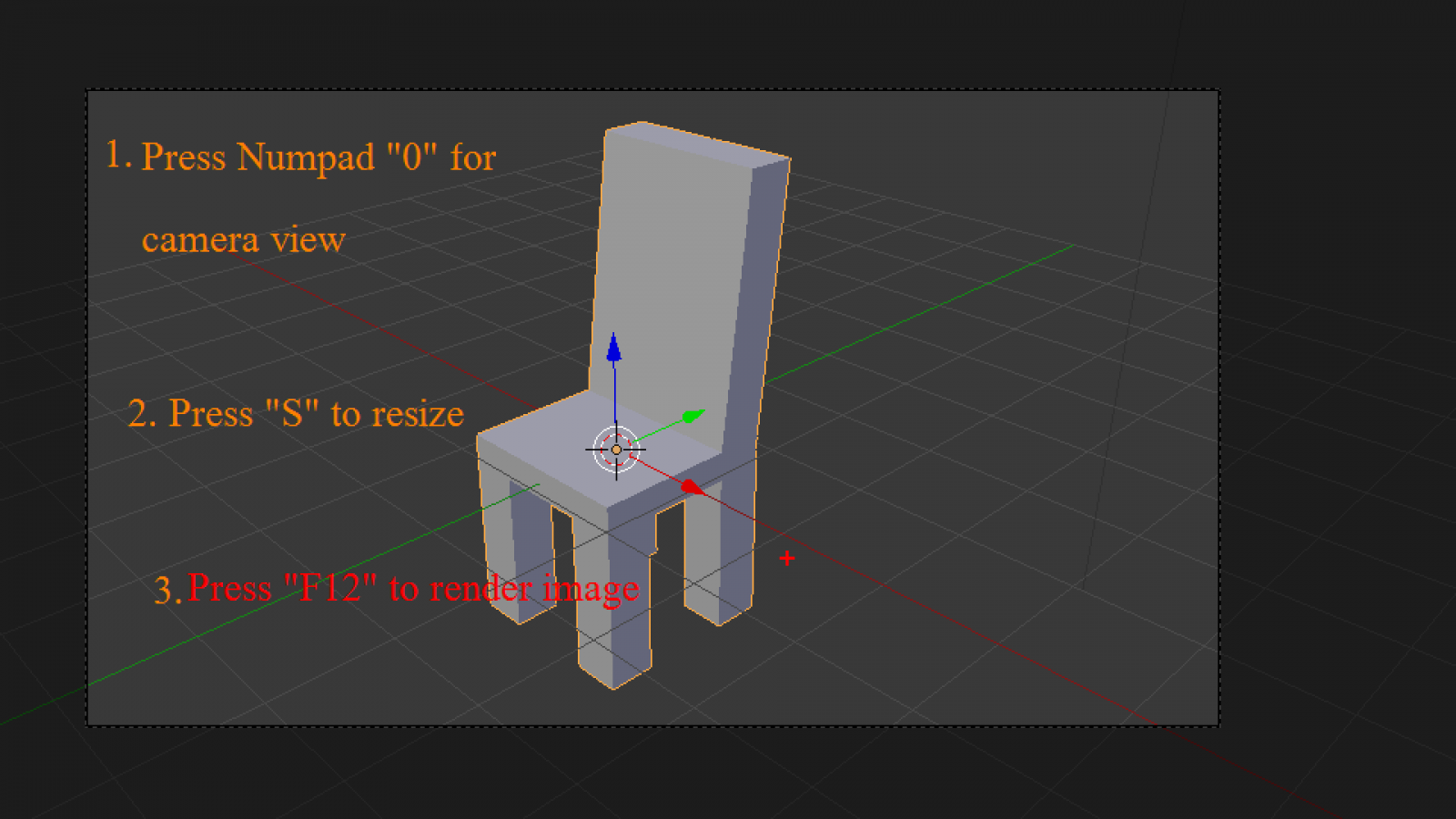 Blender Workshop 01 (Part 2) - ฝึกปั้น Model เก้าอี้ 3 มิติ ด้วย โปรแกรม Blender สำหรับผู้เริ่มต้น