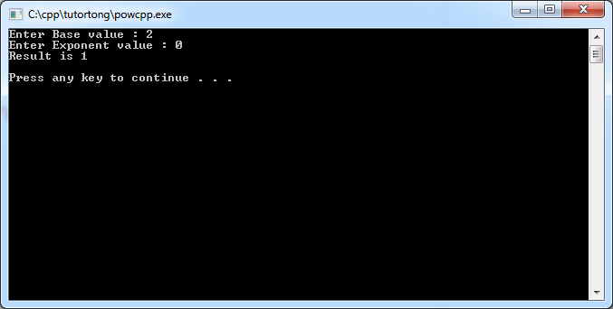 C Programming : เขียนโปรแกรมภาษา C เลขยกกำลัง (เลขชี้กำลังเป็นจำนวนเต็มบวก)