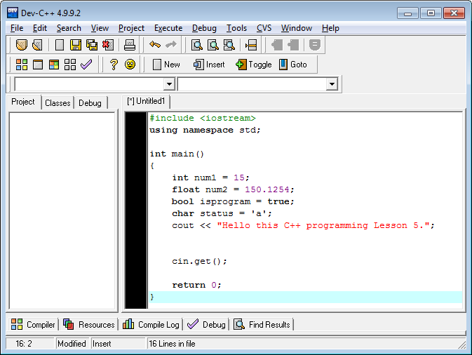 สอน C++ : บทที่ 5 การกำหนดค่าเริ่มต้นให้กับตัวแปร ในภาษา C++